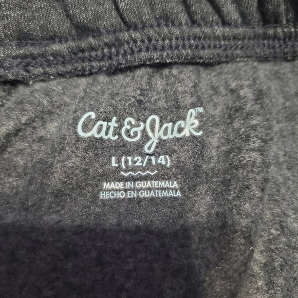 NWOT Cat & Jack Boy's Halloween Glow in the Dark Jogger Sweatpants L 12/14 - Picture 4 of 5